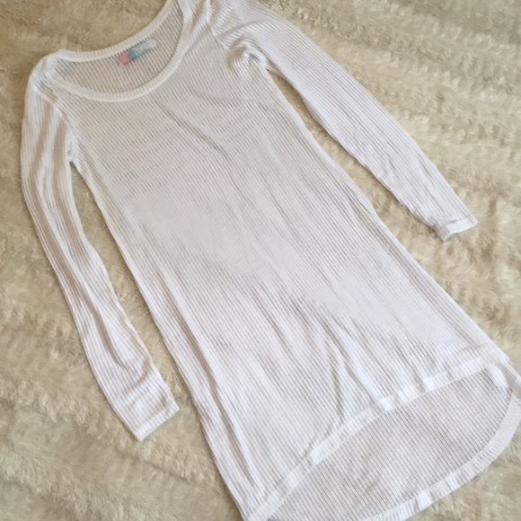 Free People Tops - Free people beach white long tunic